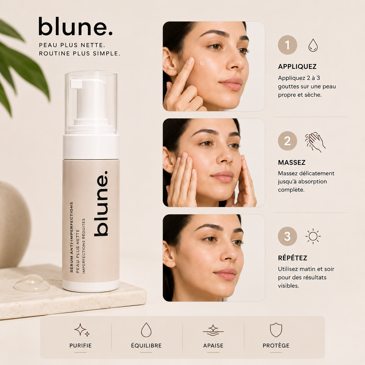 BLUNE™ | Votre Rituel Anti-Imperfections Quotidien